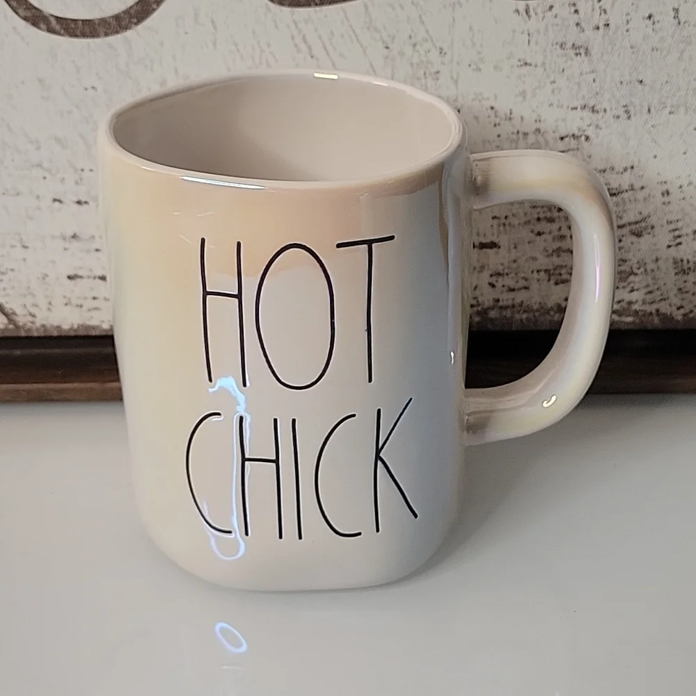 Rae Dunn Hot Chick Irridescent Mug